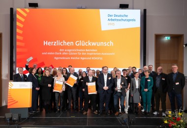 Die Gewinner des Deutschen Arbeitsschutzpreises 2025. Die Gewinner des Deutschen Arbeitsschutzpreises 2025.