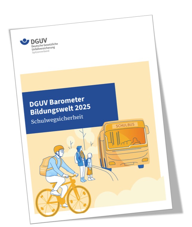 Cover vom DGUV Barometer Bildungswelt 2025